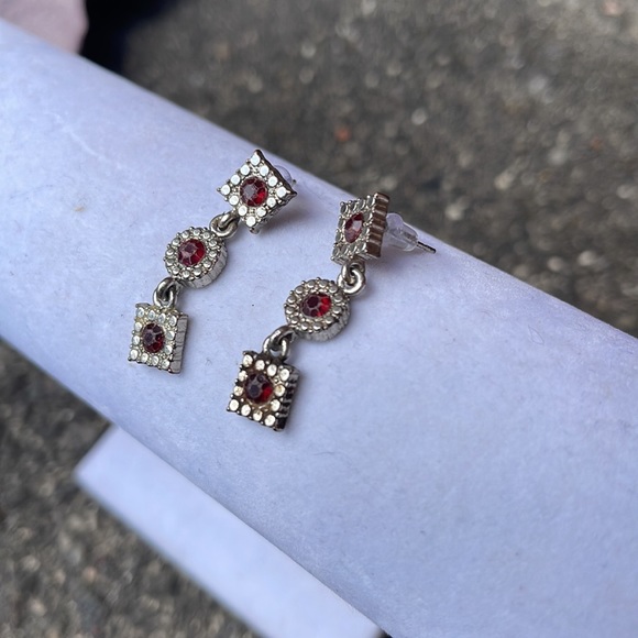 80s vintage dangle earrings Avon - Picture 6 of 6